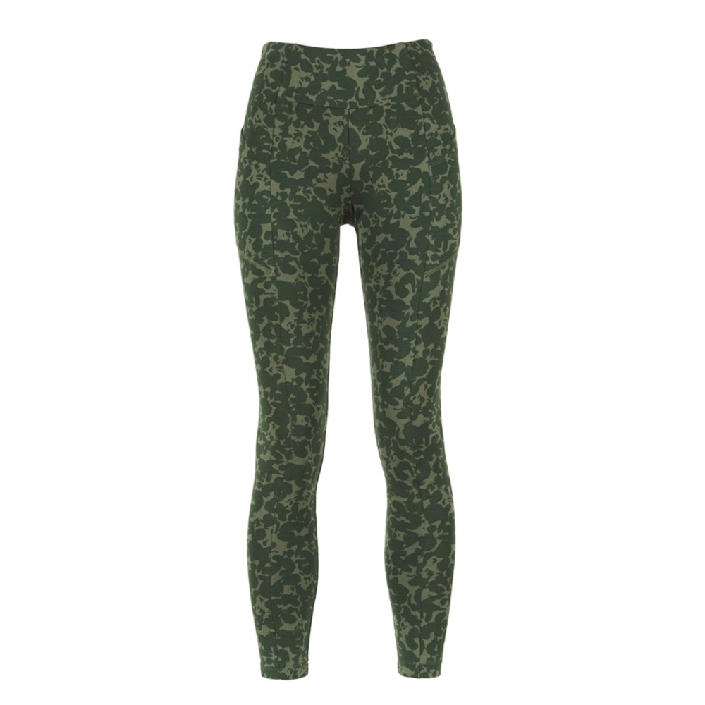 Cabi Marathon Legging style #6053 size Small Olive green camo